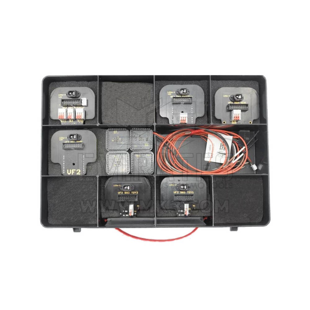 VF2 Flasher Original Complete Tooling Box ( Frame Adapters + Cable )