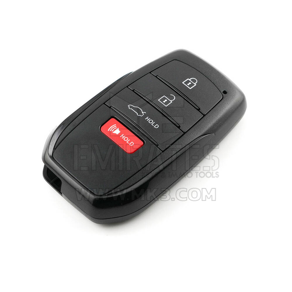 Llave remota inteligente nueva de alta calidad para Toyota Corolla/Camry, 3+1 botones, 314,35/312,11 MHz, número de pieza compatible: 8990H-02470 | Emirates Keys