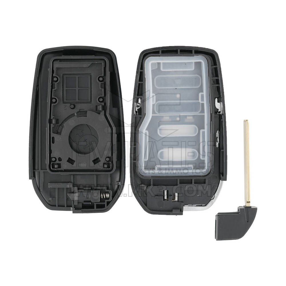 New Aftermarket Toyota Smart Remote Key Shell 2 Buttons Chrome Sides BA Type High Quality Best Price | Emirates Keys
