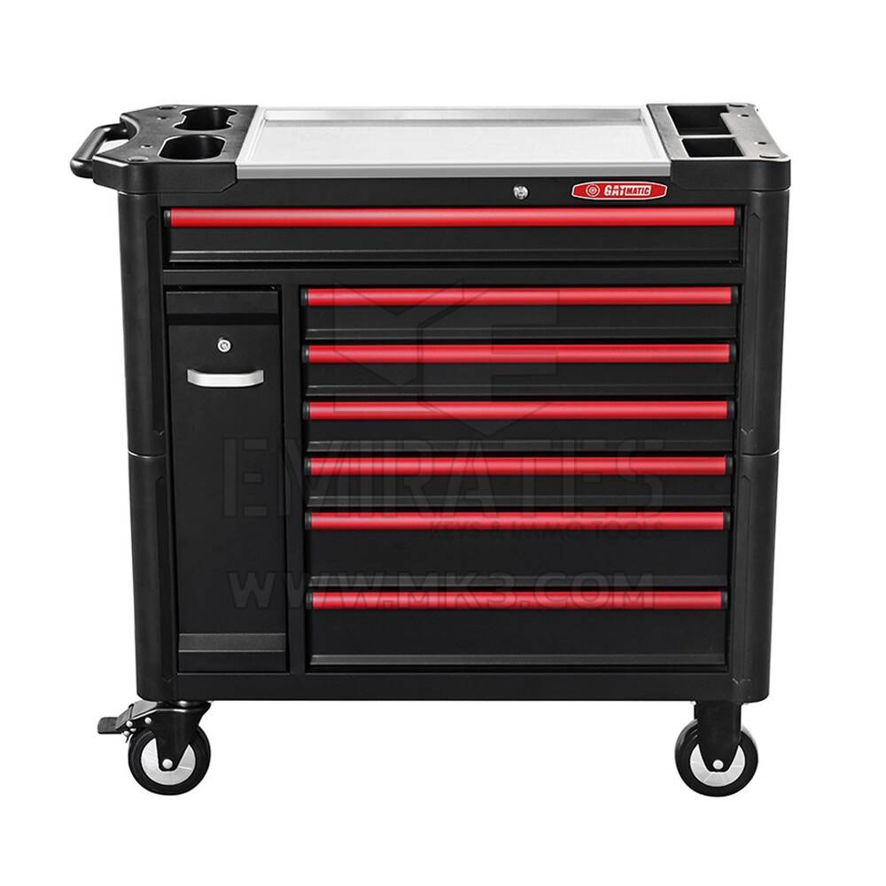 Il nuovo mobiletto portautensili mobile per impieghi gravosi GATmatic GEC90 con piano di lavoro in acciaio è una delle scelte migliori per meccanici, appassionati o officine | Emirates Keys