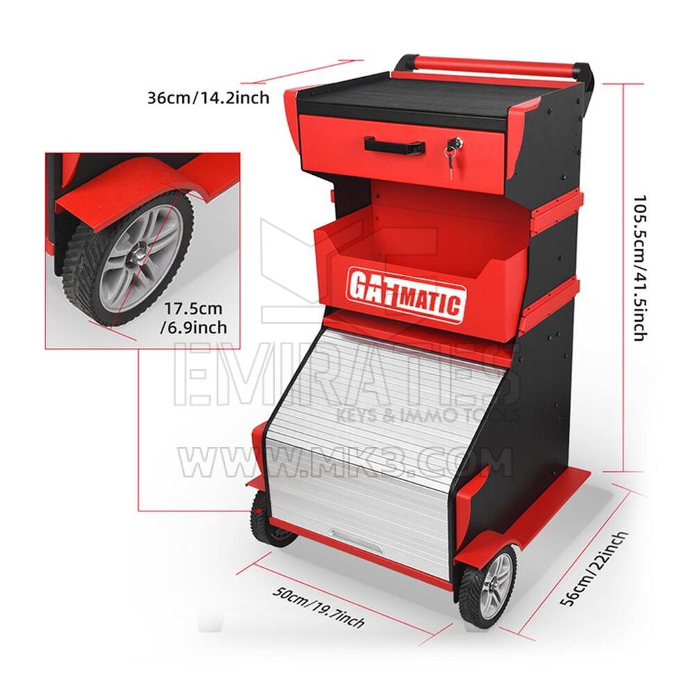 Carrello portautensili multifunzionale GATmatic GEC403 | MK3