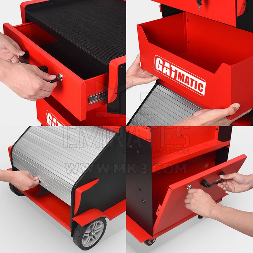 New GATmatic GEC403 Multi-functional Tool Trolley with New Appearance Is A Portable Storage Unit That Is Designed To Keep All Your Tools Organized | Emirates Keys