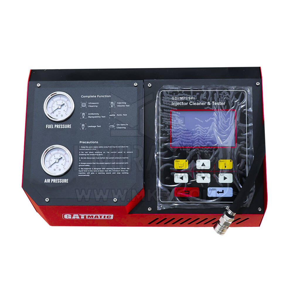 New GATmatic GI-600DA Supports GDI EFI Gasoline Injector Cleaning & Flow Testing Machine 6 Cylinder Combines The Ultrasonic Cleaning Technology With Microprocessor Hydraulic Control Cleaning Detection Technology | Emirates Keys