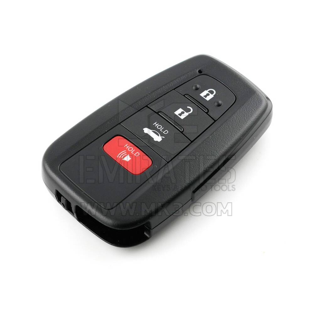 Llave remota inteligente original/OEM nueva para Toyota Avalon 2019-2023 con 3+1 botones, 314,35/312,11 MHz Número de pieza OEM: 8990H-07080, 8990H07080 - ID de la FCC: HYQ14FBC | Emirates Keys