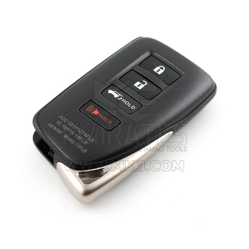 Новый оригинальный/OEM смарт-ключ с дистанционным управлением Lexus RX 2022, 3+1 кнопки, 314,35/312,11 МГц, номер детали OEM: 8990H-0E300, 8990H0E300 — идентификатор FCC: HYQ14FLB | Emirates Keys