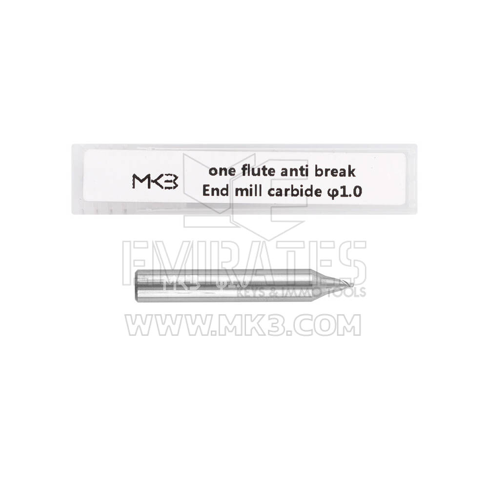 End Mill Cutter Carbide Type BW6010B -  φ1.0xD6x40Lx1F