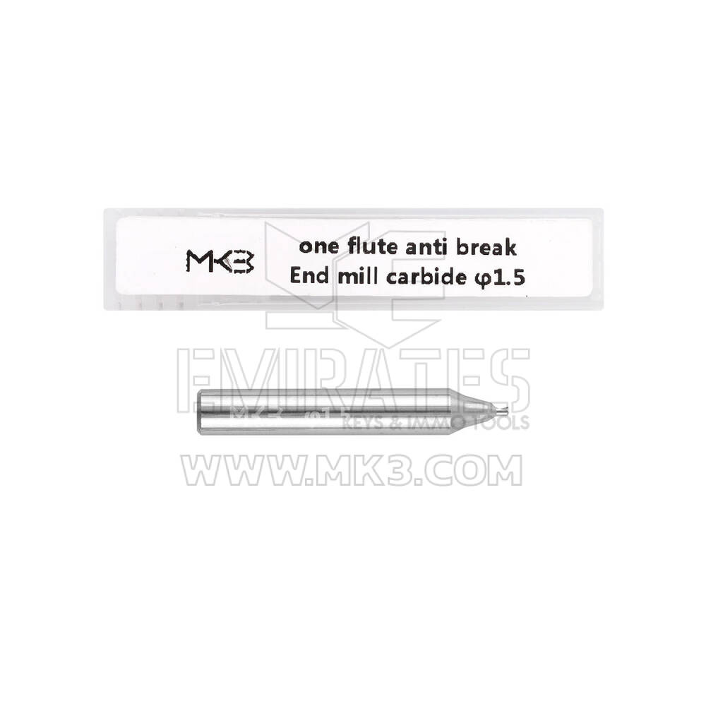 End Mill Cutter Carbide Type BW6015B -  φ1.5xD6x40Lx1F