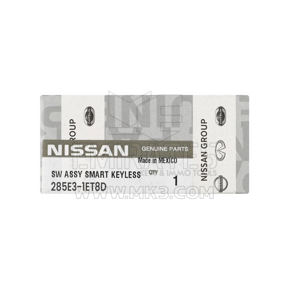 New Nissan 370Z 2019-2022 Genuine / OEM Smart Remote Key 2+1 Buttons 433MHz OEM Part Number: 285E3-1ET8D, 285E31ET8D  | Emirates Keys