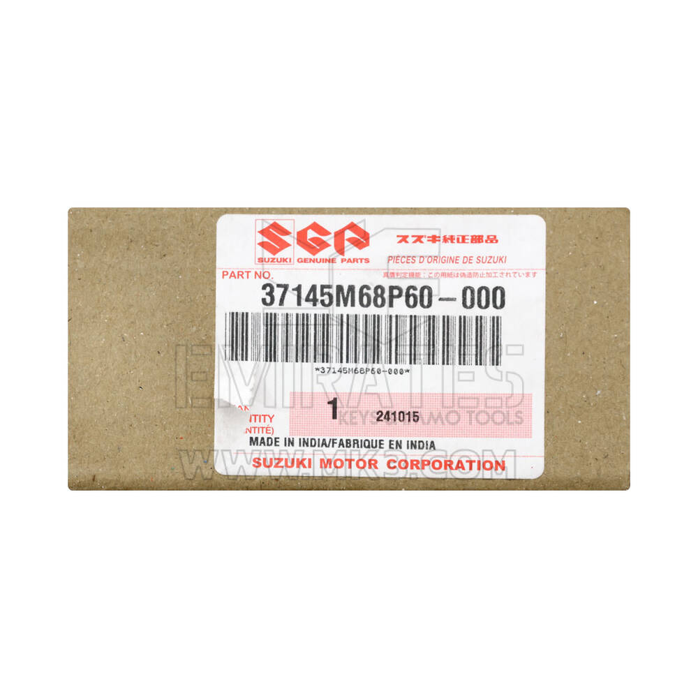 Nuova chiave telecomando originale/OEM Suzuki Baleno 2022 2 pulsanti 433 MHz Numero parte OEM: 37145M68P60 | Emirates Keys