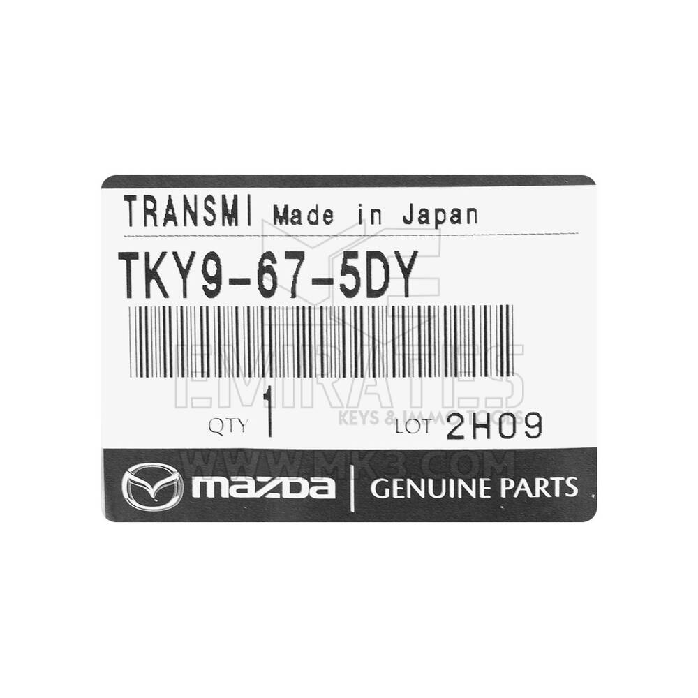 New Mazda CX-8 2018 Genuine / OEM Smart Remote Key 3 Buttons 315MHz OEM Part Number: TKY9-67-5DY - FCC ID: WAZSKE13D01 | Emirates Keys