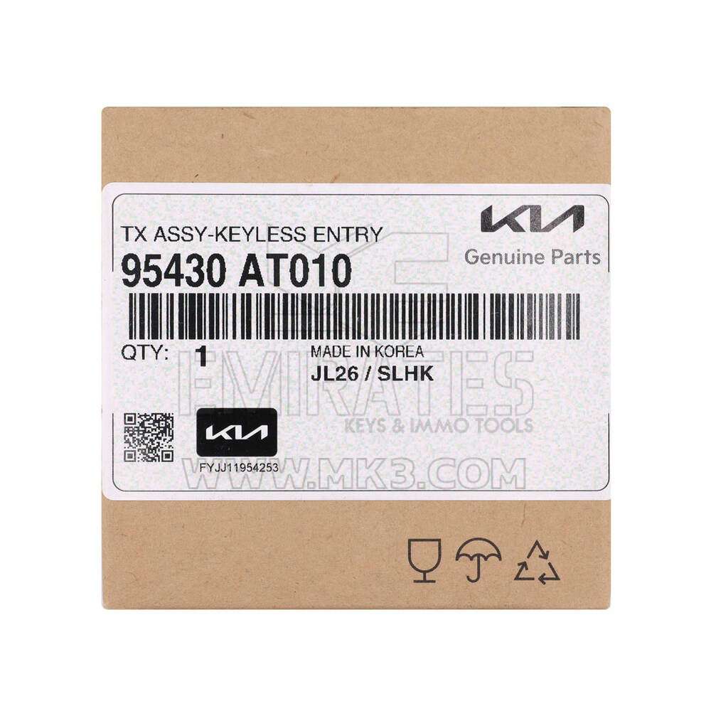 New KIA Niro 2024 Genuine / OEM Flip Remote Key 2+1 Buttons 433MHz OEM Part Number: 95430-AT010, 95430-AT010 | Emirates Keys