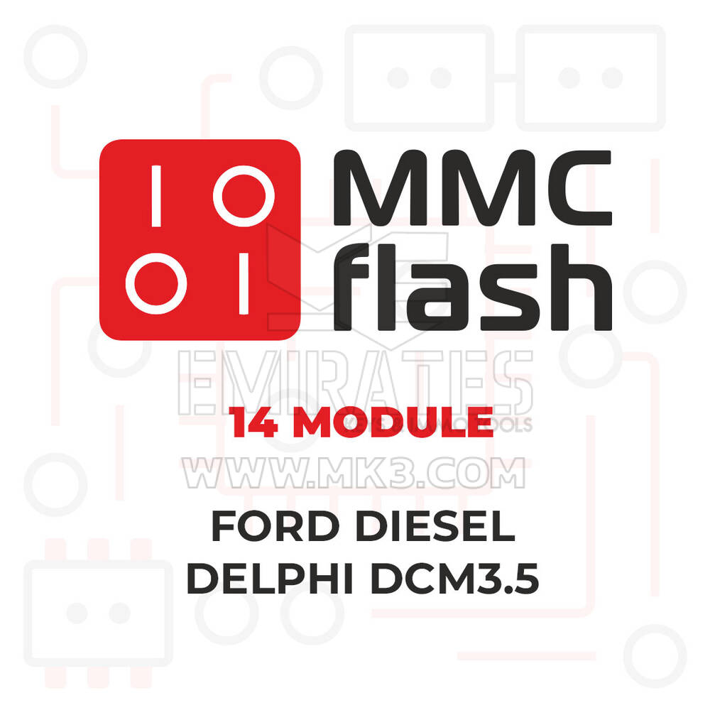 MMCFlash - Módulo 14, Ford Diesel Delphi DCM3.5