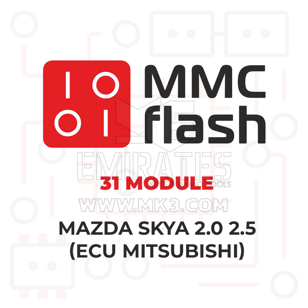MMCFlash - Módulo 31, Mazda SkyA 2.0 2.5 (ECU Mitsubishi)