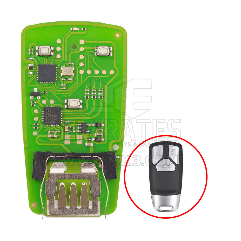 Xhorse MLB Smart Remote PCB 3 Buttons for Audi Volkswagen Bentley Porch Lamborghini XSMA41EN