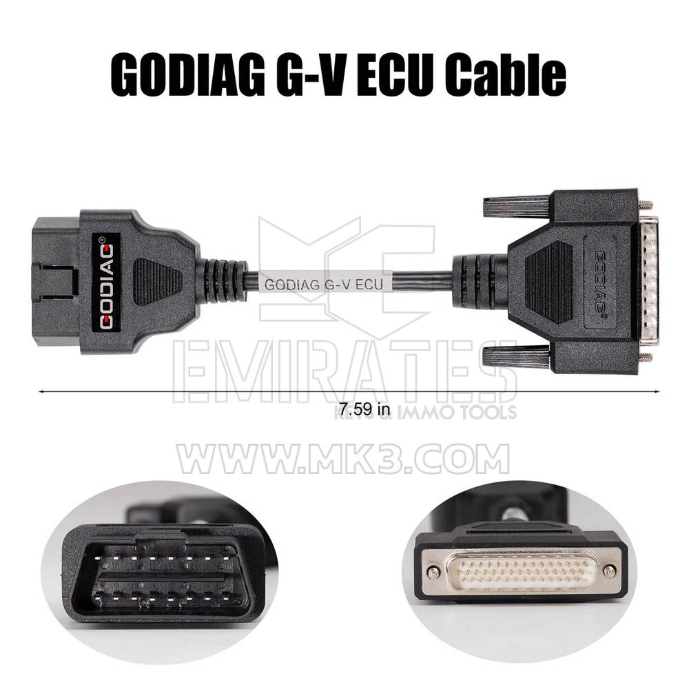 New GODIAG G-V ECU Cable for Connecting Xhorse MULTI PROG with GT107 or GT107+ GPT BENCH BOOT to Read & Write Data on VAG Gearbox ECU, Engine ECU | Emirates Keys