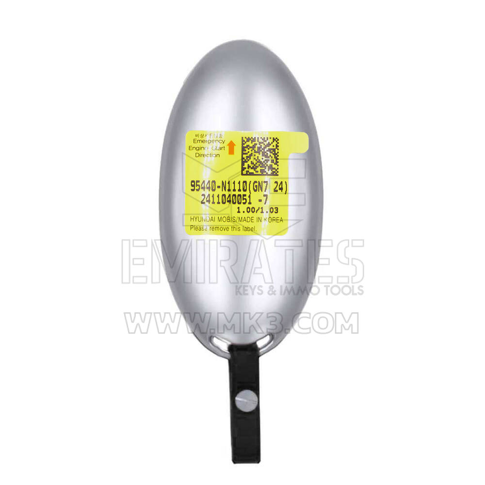 Новый оригинальный / OEM смарт-ключ с дистанционным управлением Hyundai Grandeur 2024, 6+1 кнопка, 433 МГц, номер детали OEM: 95440-N1110, 95440N1110 | Emirates Keys