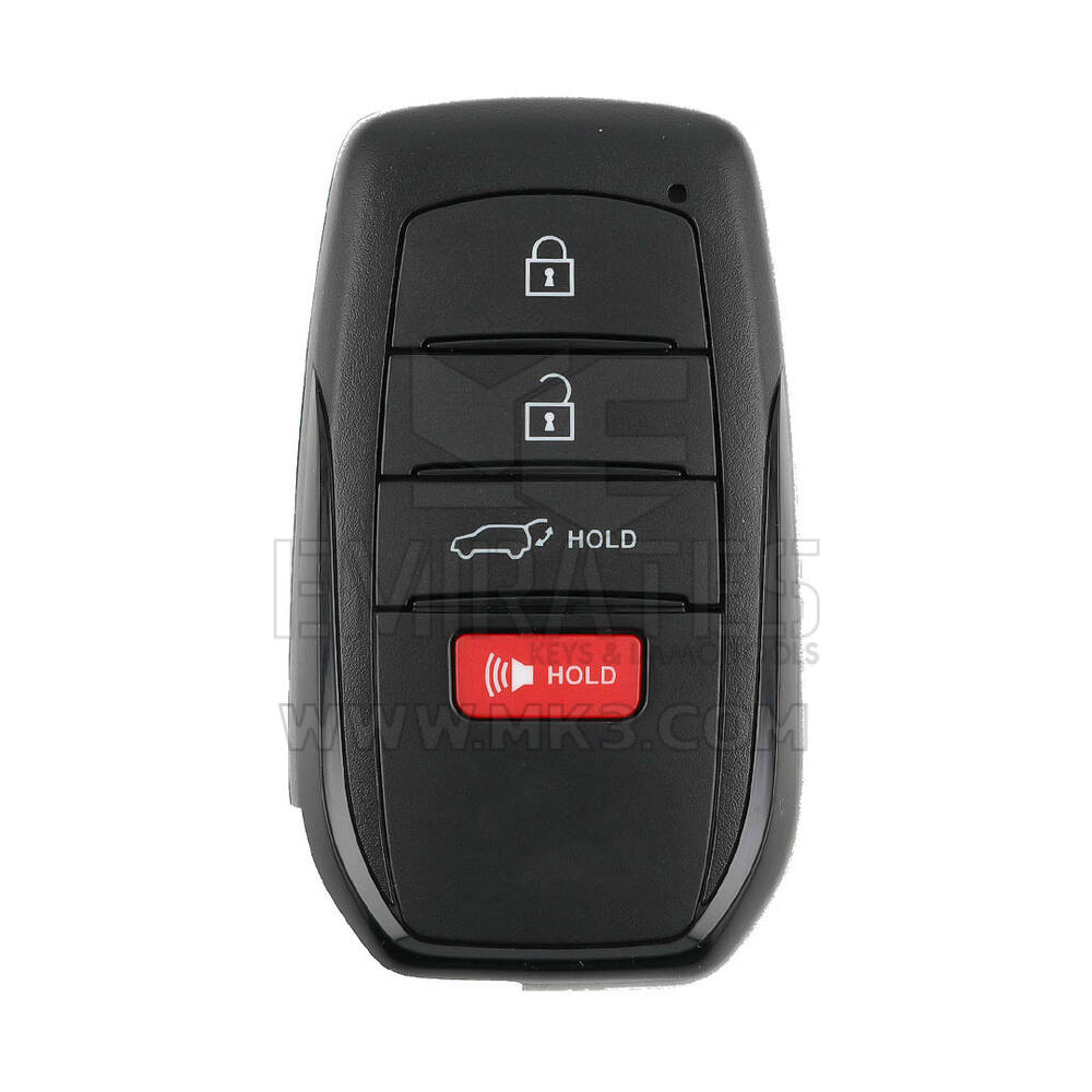 Toyota Highlander 2024 смарт-ключ с дистанционным управлением 3+1 кнопки 314,35/ 312,11 МГц 8990H-0E330 / 8990H-0E600 / 8990H-0C020 / 8990H-0C021