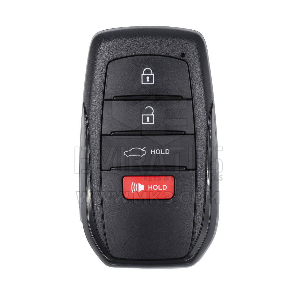 Llave remota inteligente Toyota Crown 2023 3+1 botones 312,11/314,35 MHz 8990H-30190 / 8990H-30191