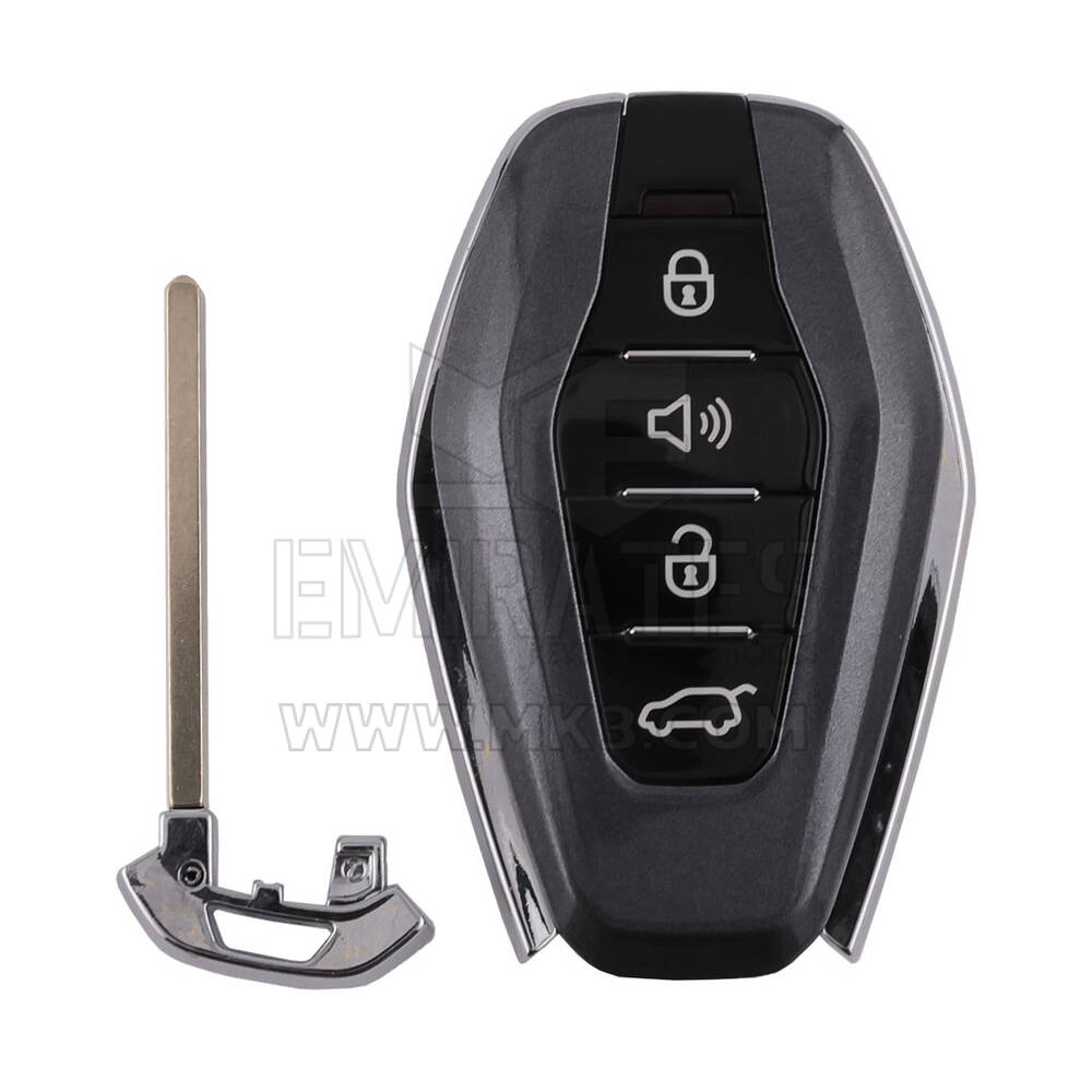 Used Jetour Original Smart Remote Key 3+1 Buttons 433MHz 46 Chip Black Color High Quality Best Price | Emirates Keys