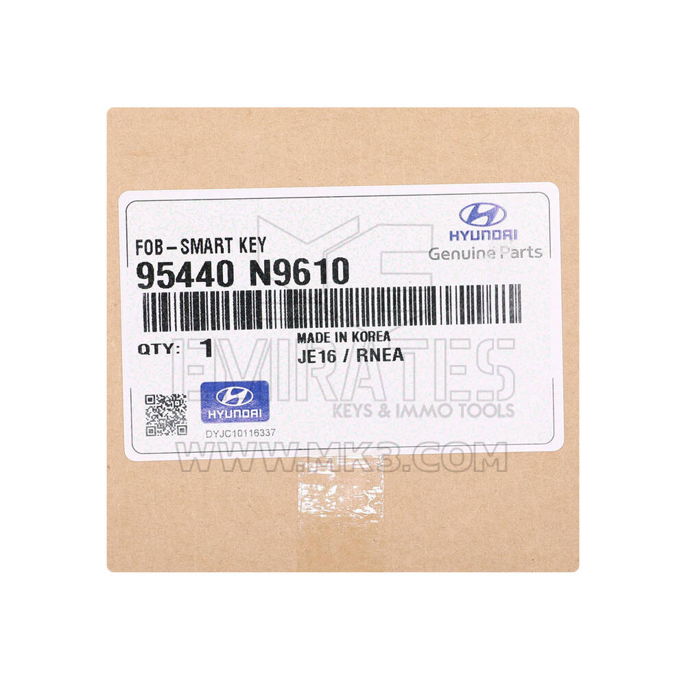 New Hyundai Tucson 2025 Genuine / OEM Smart Remote Key 3 Buttons 433MHz OEM Part Number: 95440-N9610, 95440-N9610  | Emirates Keys