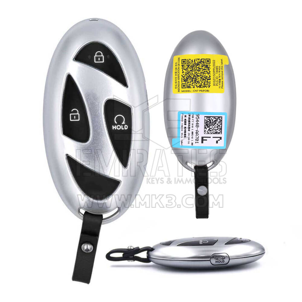 Hyundai Elantra 2025 Chave Remota Inteligente Genuína 4 Botões 433MHz 95440-AA701