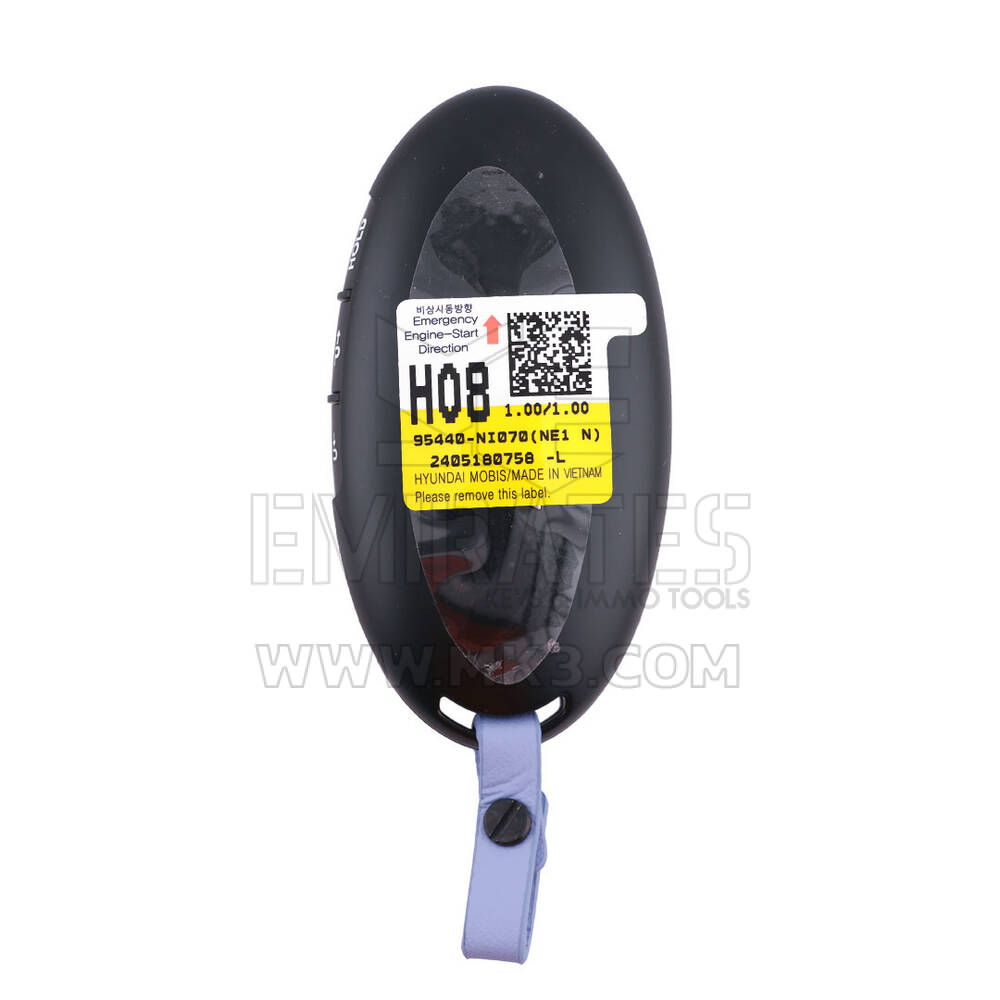 Novo Hyundai IONIQ 2024, Chave Remota Inteligente Original/OEM, 6 Botões, 433 MHz, Número da Peça OEM: 95440-NI070, 95440NI070 | Chaves Emirates