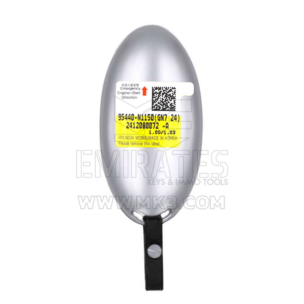 Новый оригинальный / OEM смарт-ключ с дистанционным управлением Hyundai Grandeur 2024, 6+1 кнопка, 433 МГц, номер детали OEM: 95440-N1150, 95440N1150 | Emirates Keys