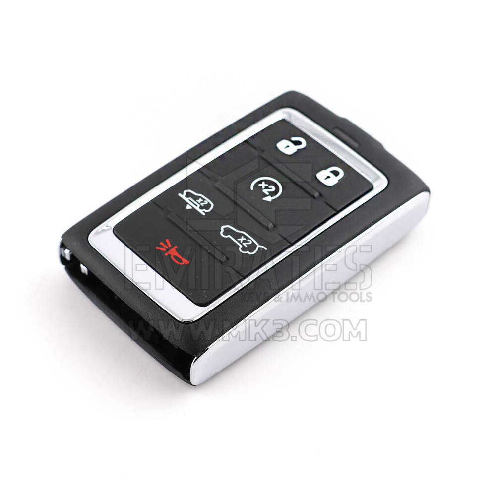 Nuova chiave telecomando intelligente originale/OEM Jeep Grand Wagoneer 2024 5+1 pulsanti 433 MHz Numero parte OEM: 68577132AC - ID FCC: 2BAHD-KFW1 | Emirates Keys