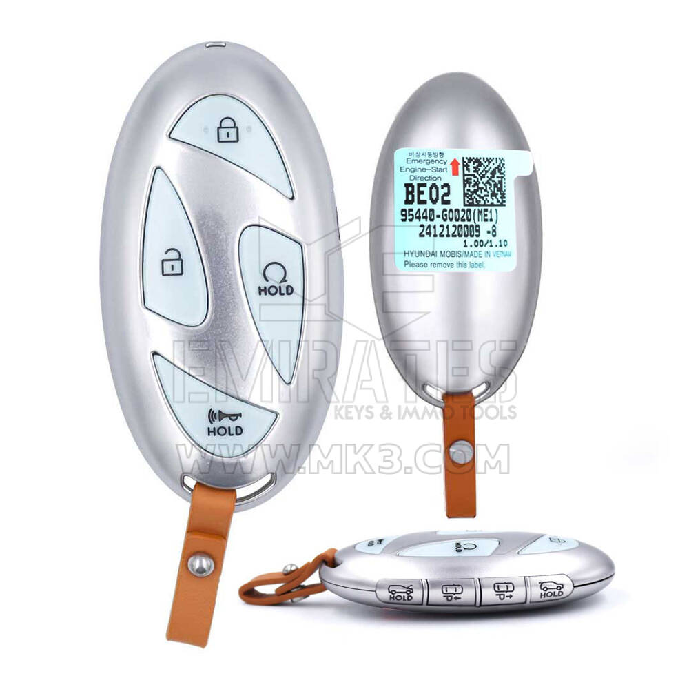 Hyundai Genuine Smart Remote Key 7+1 botões 433MHz 95440-GO020