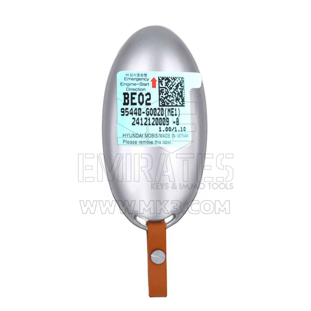 Novo Hyundai Genuine / OEM Smart Remote Key 7+1 Botões 433MHz Número de peça OEM: 95440-GO020, 95440GO020 | Chaves Emirates