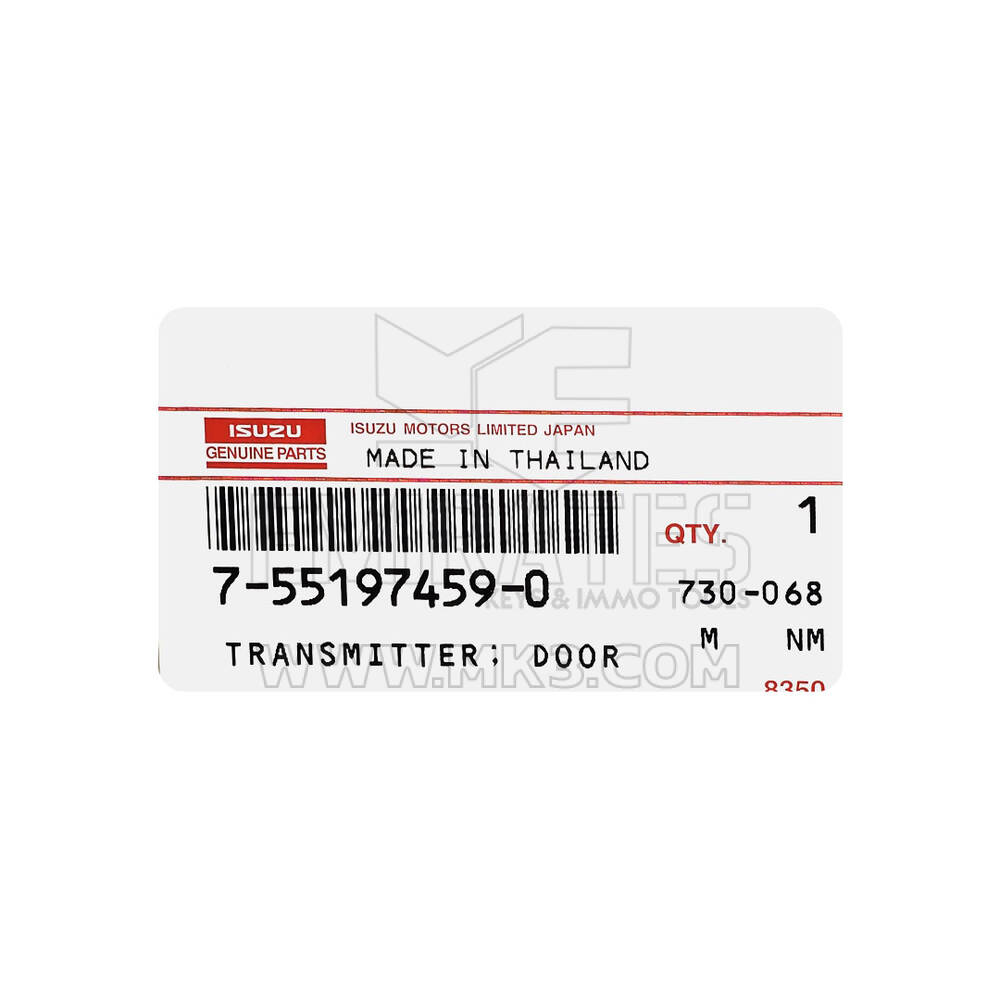 New Isuzu Genuine / OEM Smart Remote Key 4 Button 433MHz OEM Part Number: 7-55197459-0 | Emirates Keys