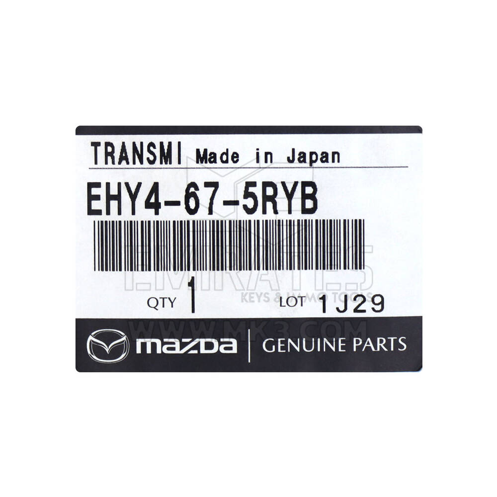 Nuova Mazda CX-7 2007-2009 Smart Card originale / OEM 3 pulsanti 433 MHz Numero parte : EHY4-67-5RYB - ID FCC: SKE11B-01 | Emirates Keys