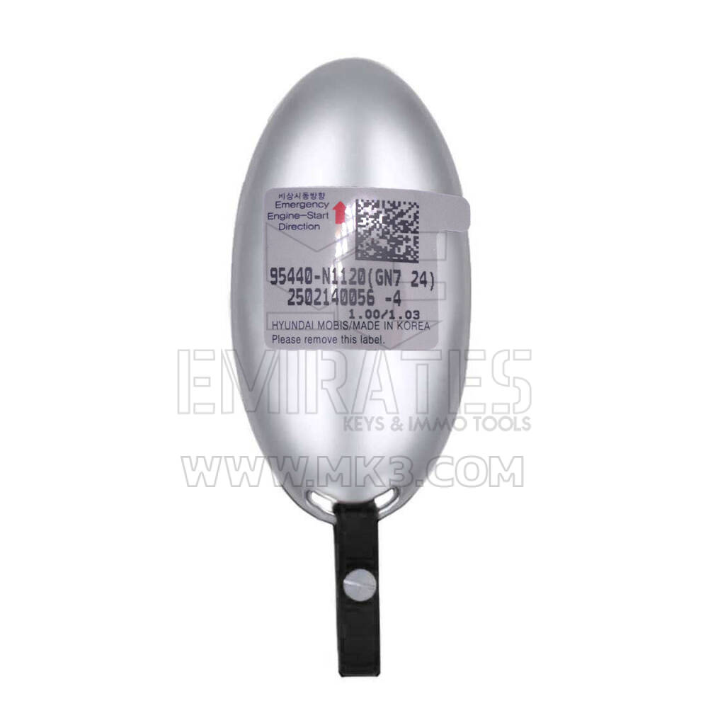 Новый Hyundai Grandeur 2025 оригинальный / OEM смарт-ключ с дистанционным управлением 4 кнопки 433 МГц OEM номер детали: 95440-N1120, 95440N1120 | Emirates Keys