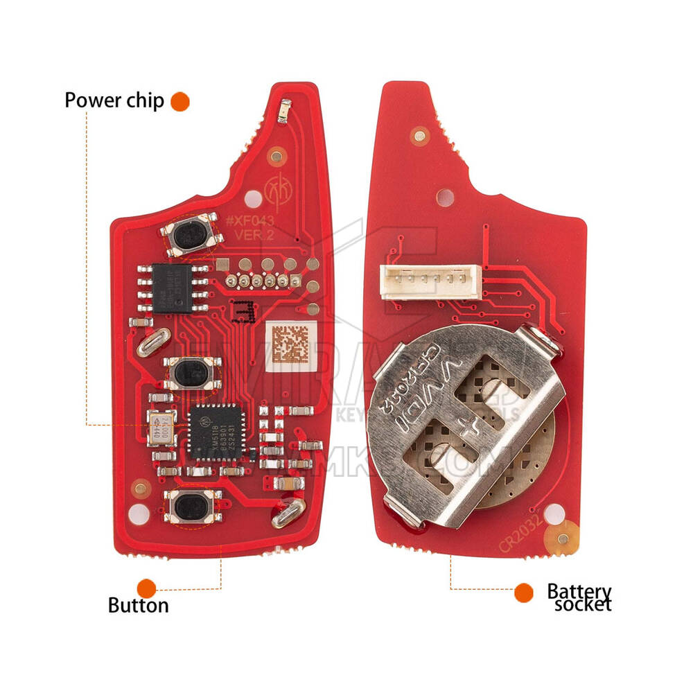 Новый универсальный ключ-перекидной провод Xhorse Gen2 с тремя кнопками для Hyundai XKHY25EN — поддерживает беспроводное программирование | Emirates Keys