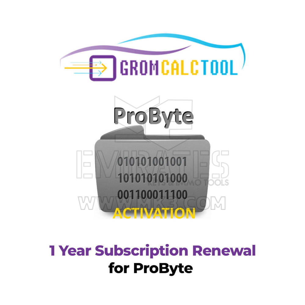 GromCalcTool 1 Year Subscription Renewal for ProByte