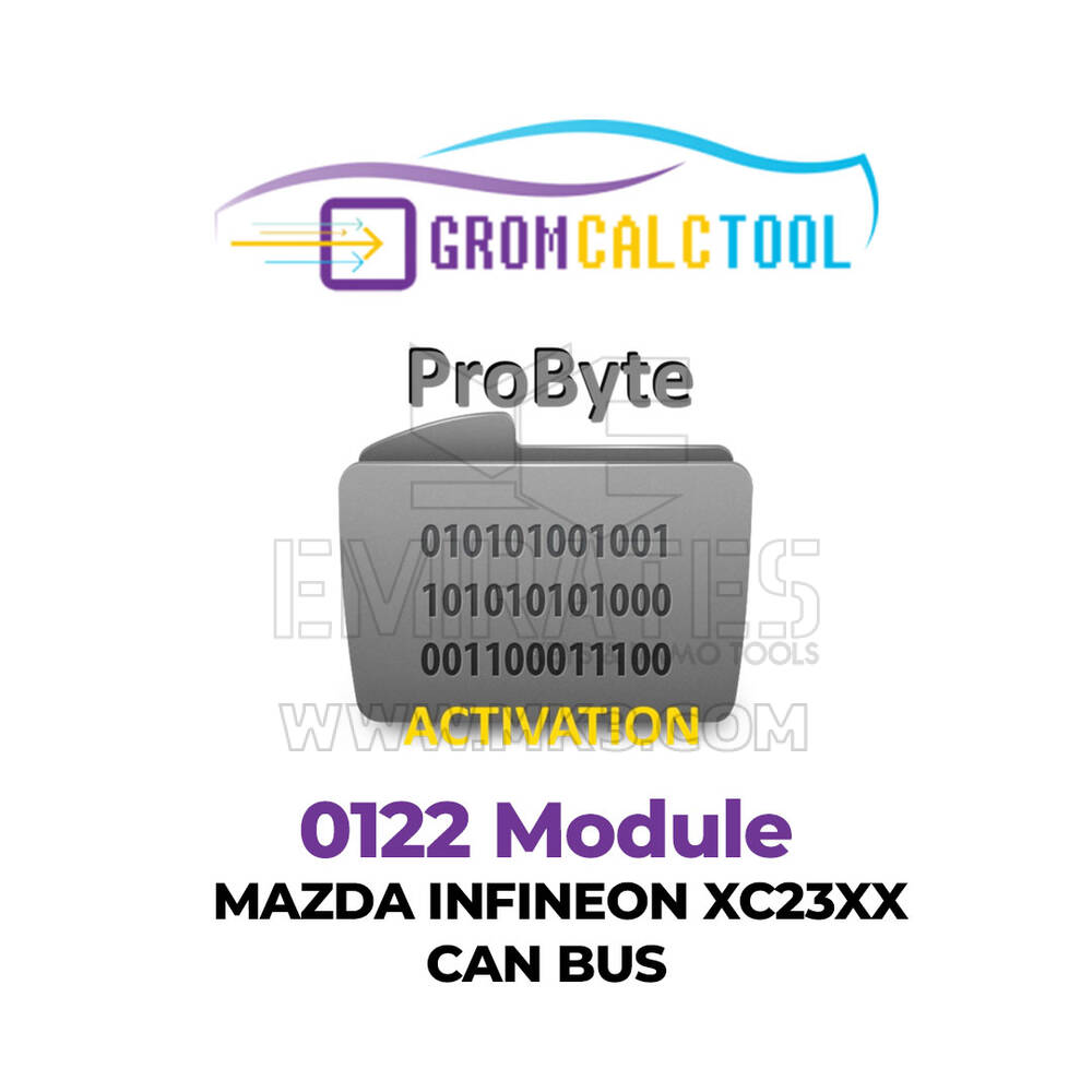 GromCalcTool 0122 Módulo Mazda INFINEON XC23XX CAN BUS