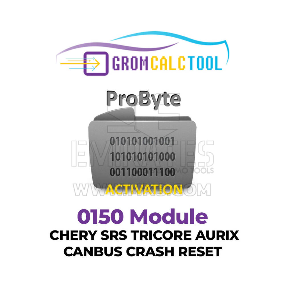 Módulo GromCalcTool 0150 Chery SRS Tricore Aurix Canbus Crash Reset