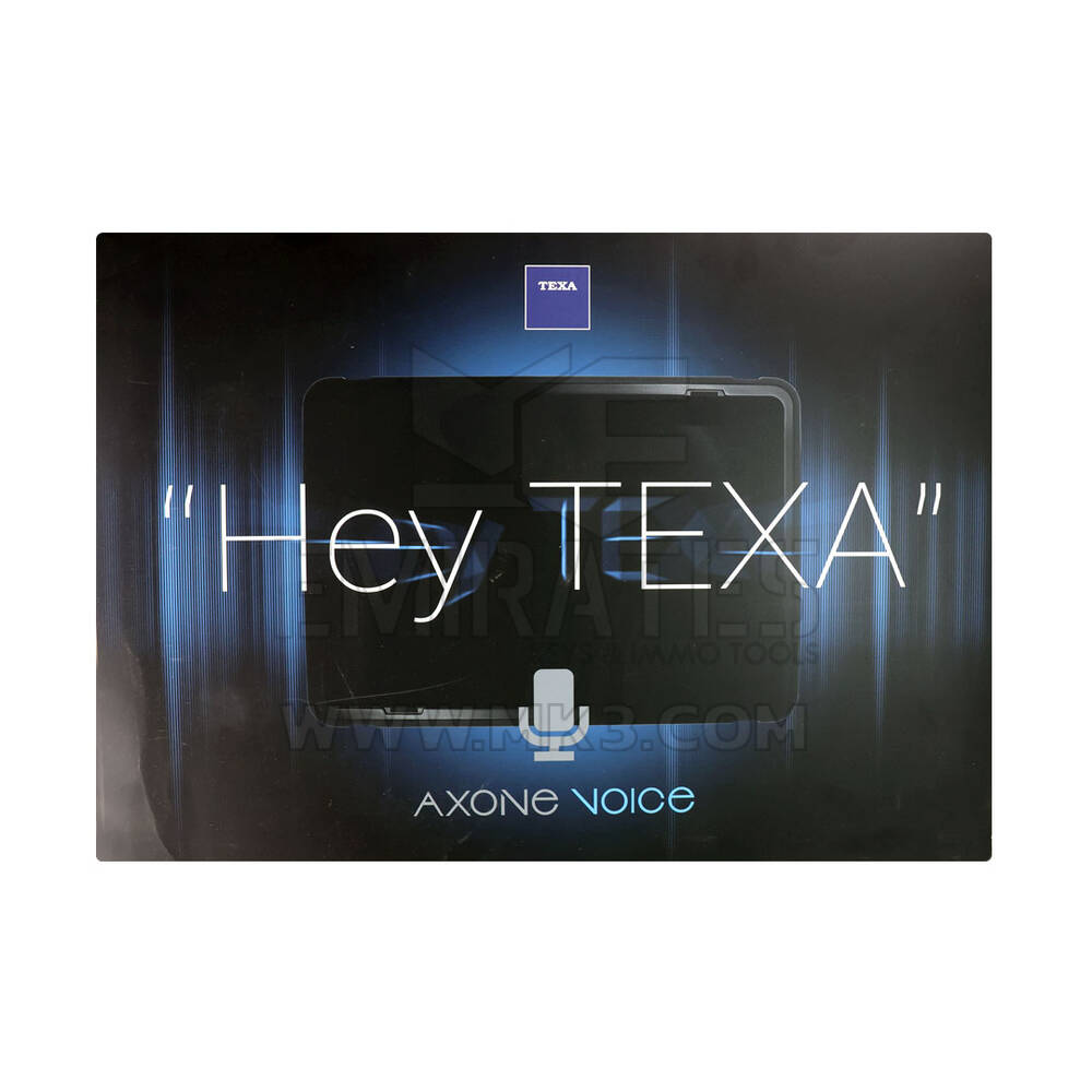 New Texa AXONE VOICE - EXTRA / D171X0 Is The First Hands-free Solution In The World Of Multi-brand And Multi-environment Diagnosis | Emirates Keys