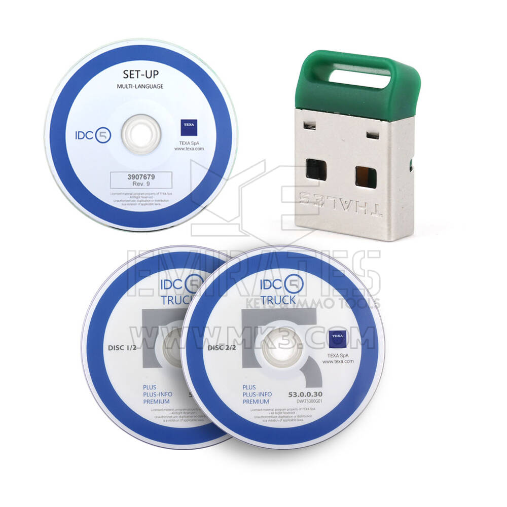 Texa IDC6 Truck License (INC HASP KEY) For PC| Emirates Keys