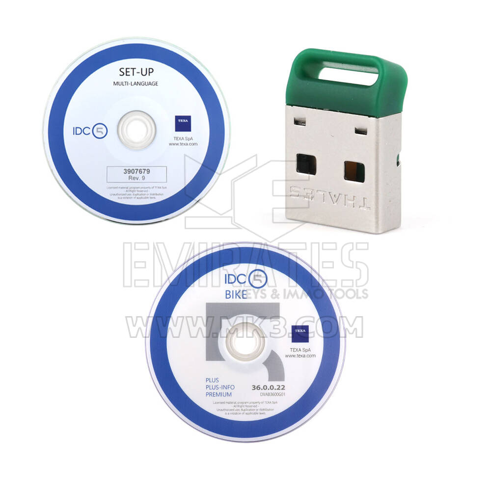 Texa IDC6 Bike License (INC HASP KEY) For PC| Emirates Keys