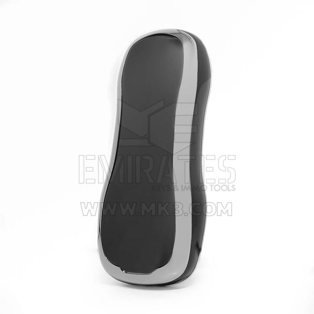 Nano Cover For Porsche Remote Key 3 Button Black Silver Frame PSC-A11Y | MK3
