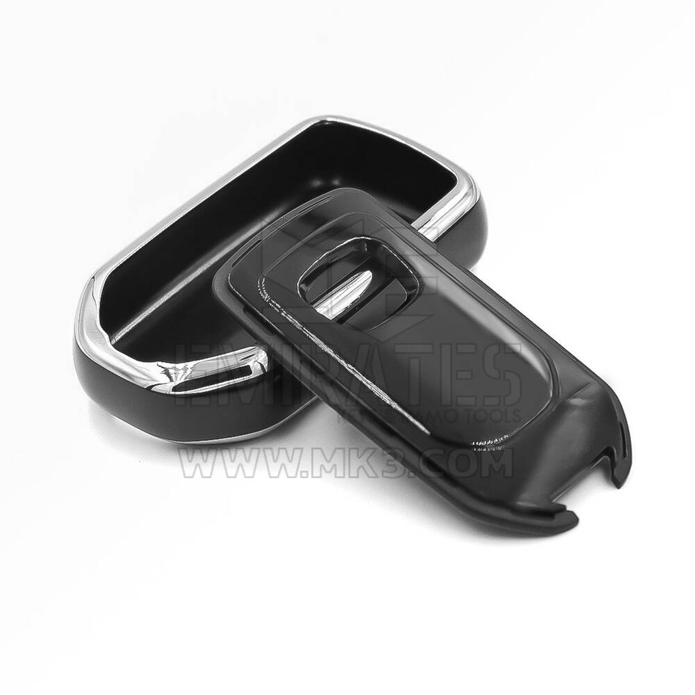 New Aftermarket Nano High Quality Cover For Honda Remote Key 2 Button Black Color Silver Frame HD-A11Y2 | Emirates Keys