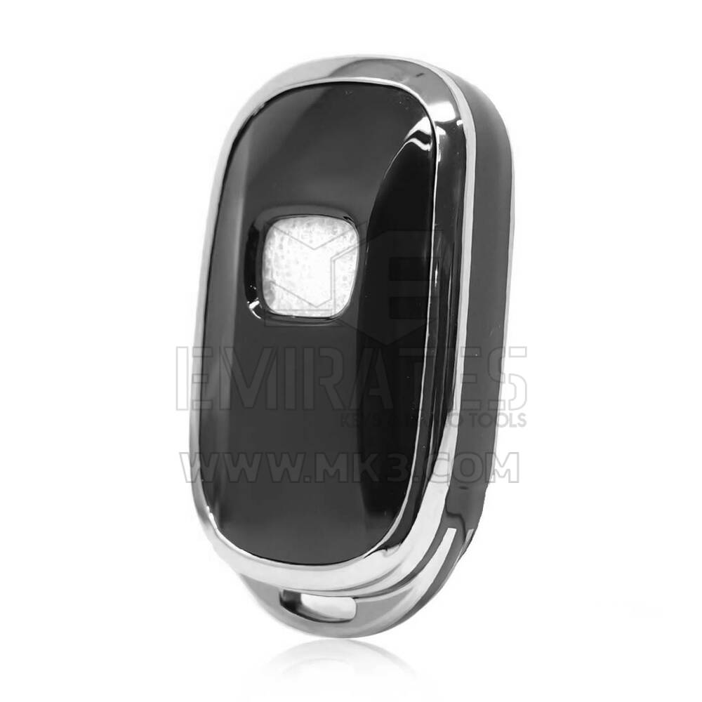Чехол Nano для дистанционного ключа Honda с 3 кнопками, черный цвет, серебристая рамка HD-G11Y3A | MK3