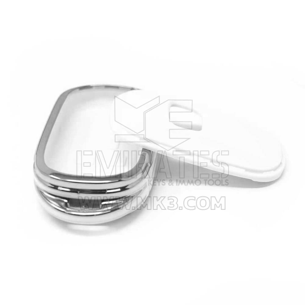 New Aftermarket Nano High Quality Cover For Honda Remote Key 3 Button White Color Silver Frame HD-G11Y3A | Emirates Keys
