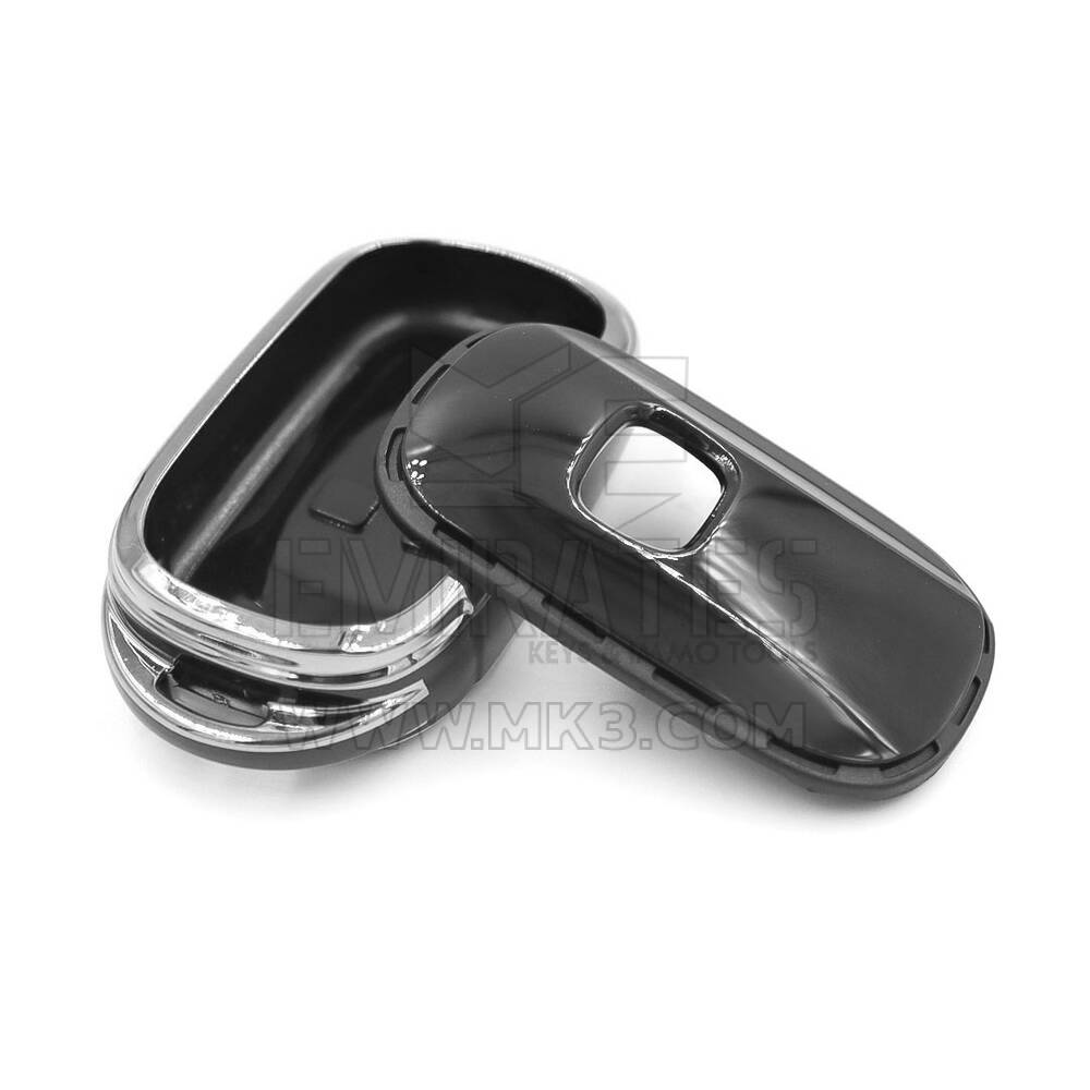 New Aftermarket Nano High Quality Cover For Honda Remote Key 4 Button Black Color Silver Frame HD-G11Y4A | Emirates Keys