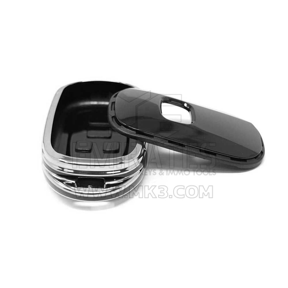 New Aftermarket Nano High Quality Cover For Honda Remote Key 5 Button Black Color Silver Frame HD-G11Y5  | Emirates Keys