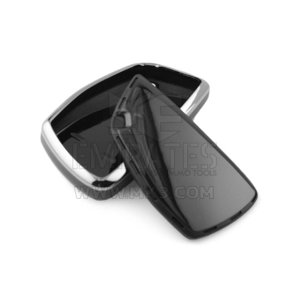 New Aftermarket Nano High Quality Cover For Buick Remote Key 5 Button Black Color Silver Frame BK-D11Y5A | Emirates Keys