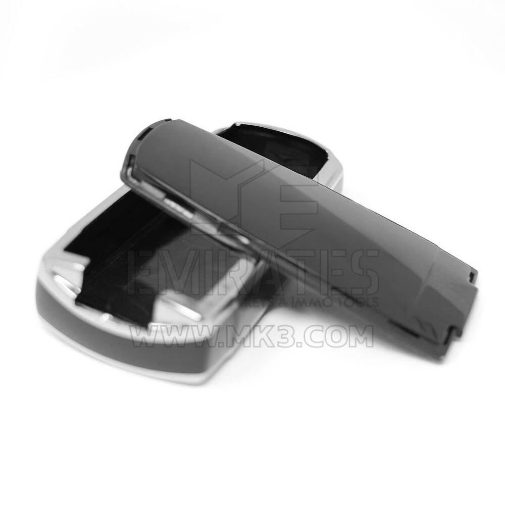 New Aftermarket Nano High Quality Cover For Volkswagen Remote Key 3 Button Black Color Silver Frame VW-C11Y | Emirates Keys