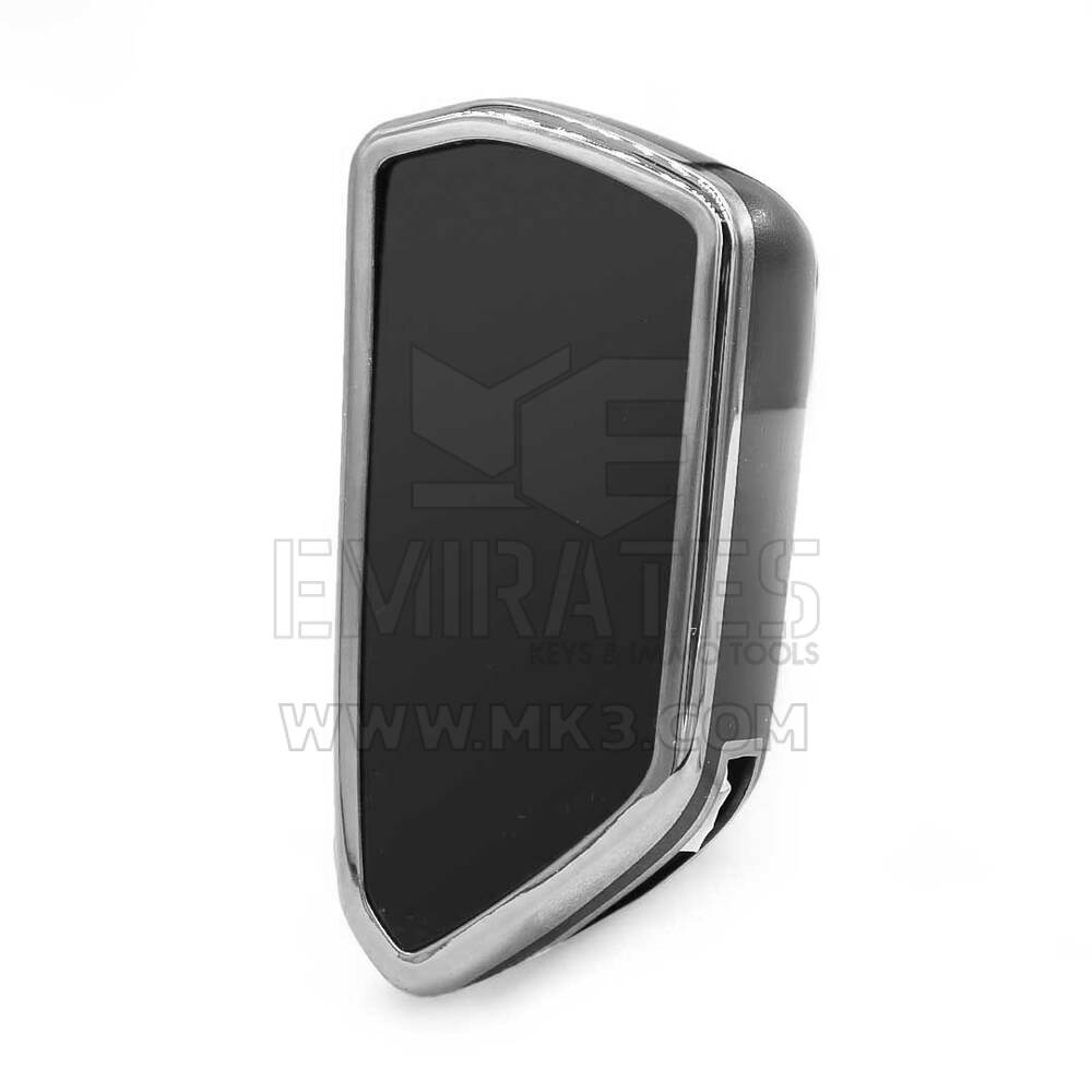 Нано-чехол для дистанционного ключа VW с 3 кнопками, черный цвет, серебристая рамка VW-G11Y | MK3