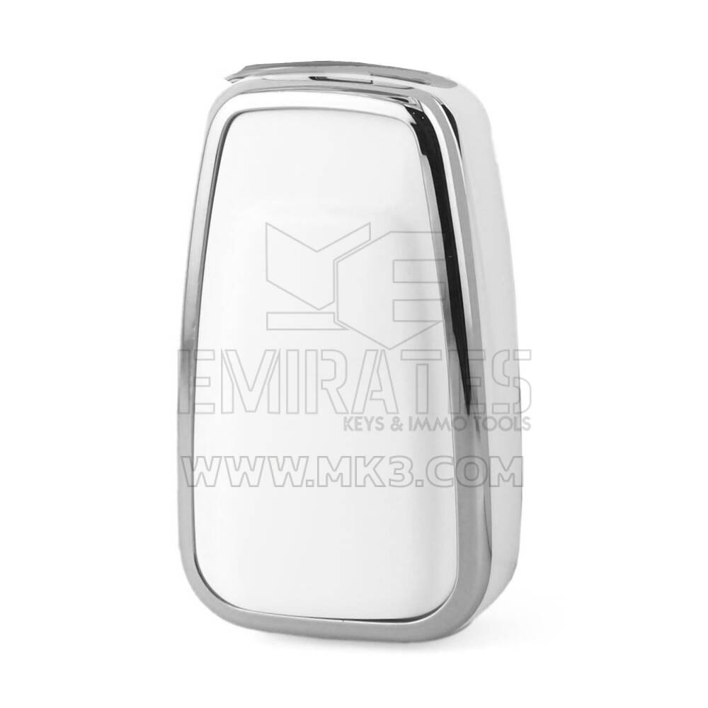 Nano Cover For Toyota Remote Key 4 Button White Color Silver Frame TYT-B11Y4 | MK3